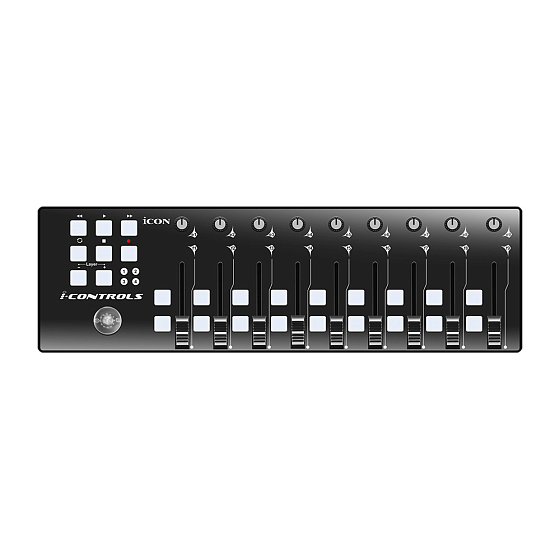MIDI-контроллер iCON iControls black usb midi контроллер OpenBox - рис.0